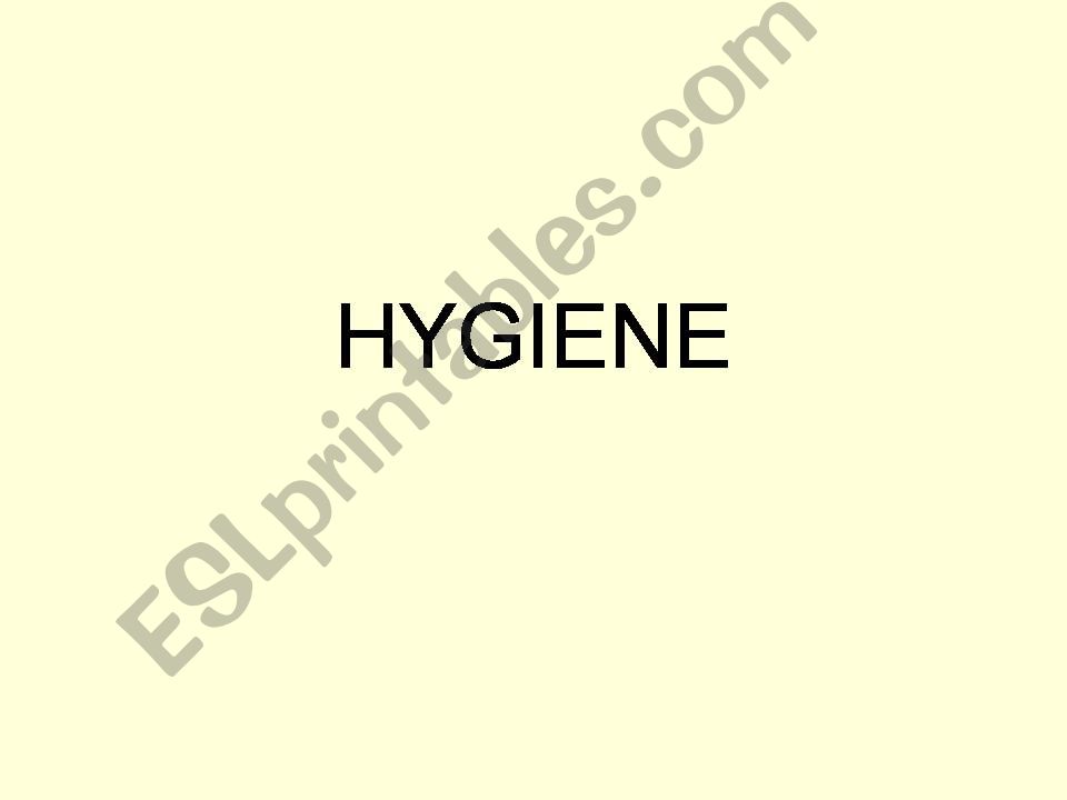 hygene powerpoint