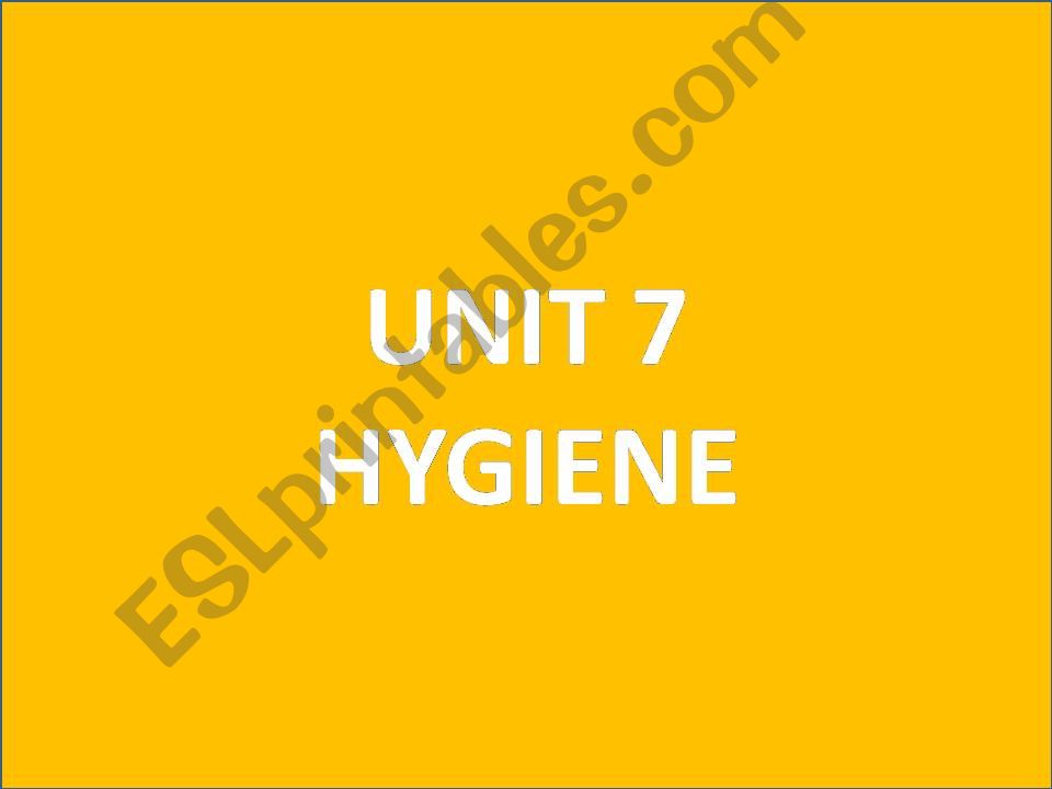 Hygiene powerpoint