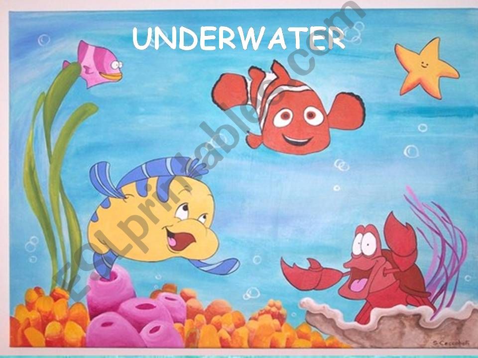 THE SEA with disney 3 powerpoint