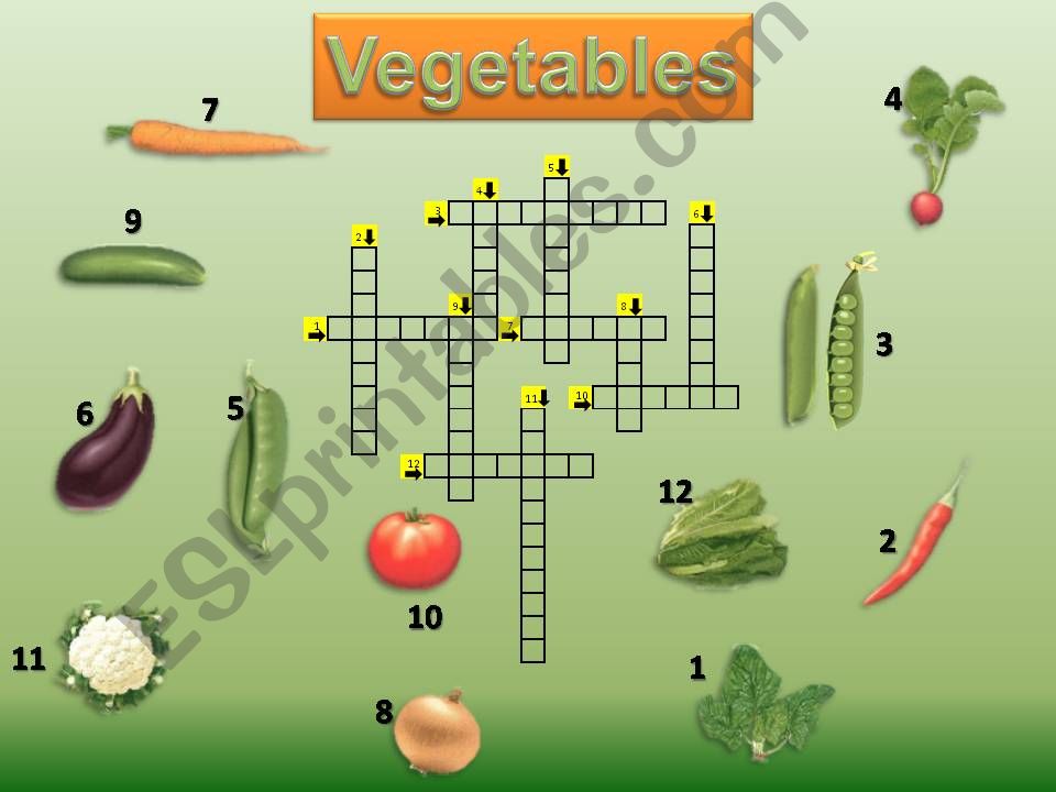 Vegetables powerpoint