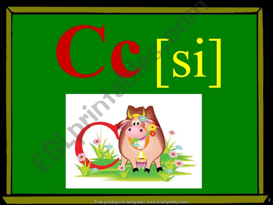 Letter Cc powerpoint