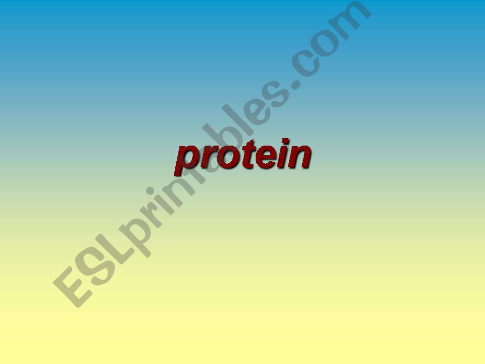 food that contains protine . powerpoint