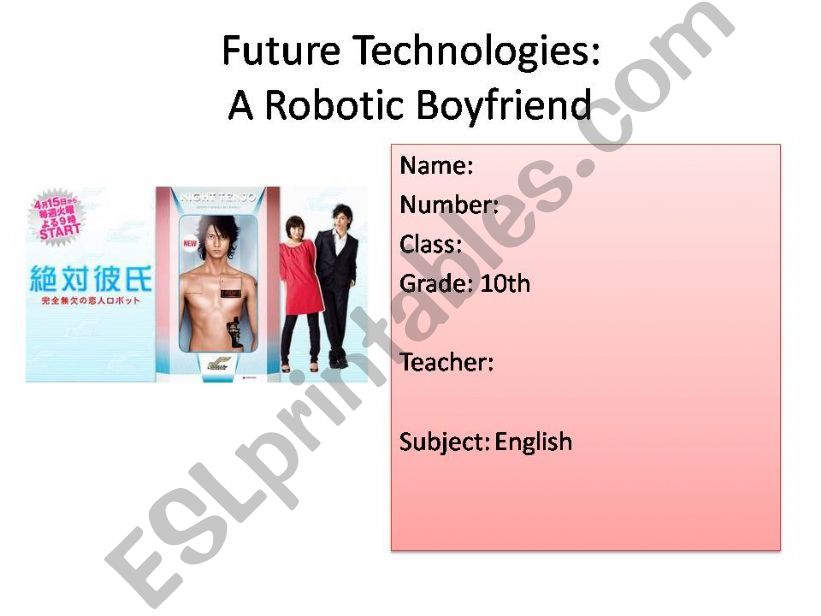 FUTURE TECHNOLOGIES powerpoint