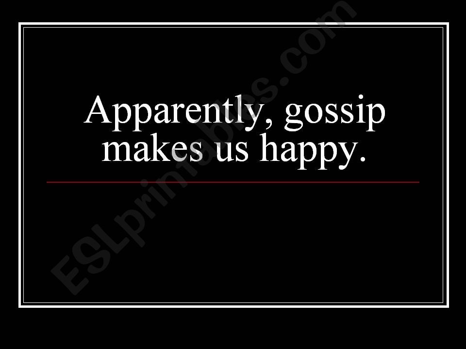 gossiping_speaking activity powerpoint