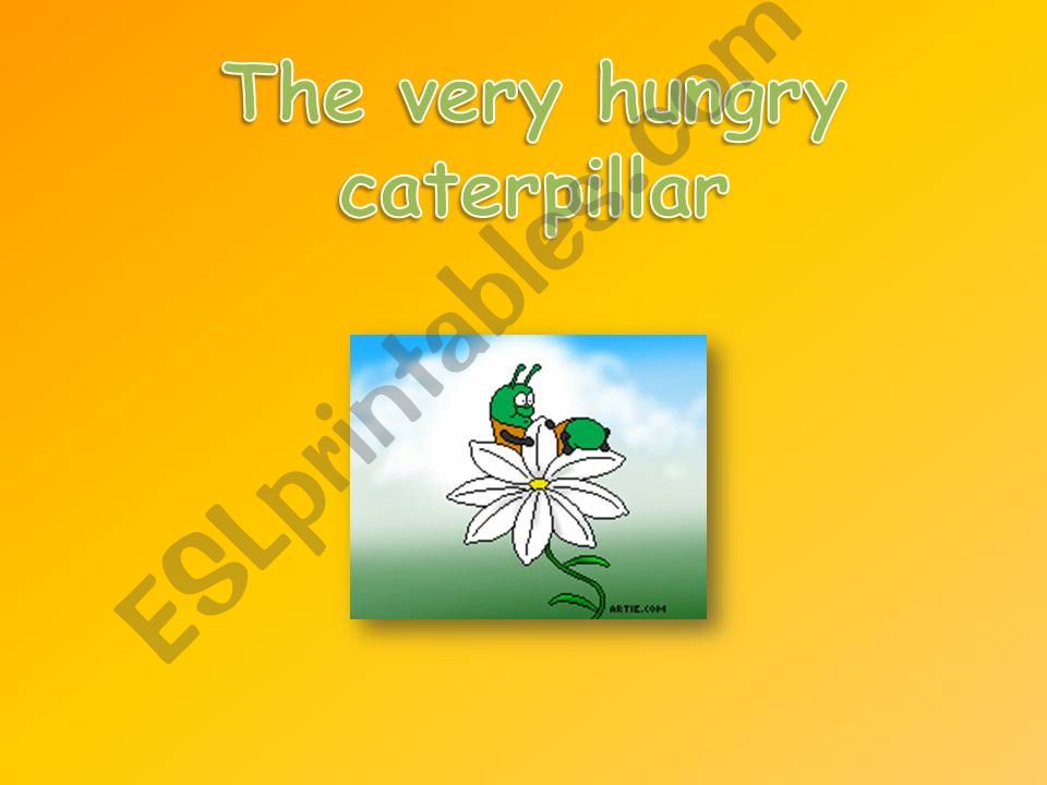 The very hungry caterpillar powerpoint