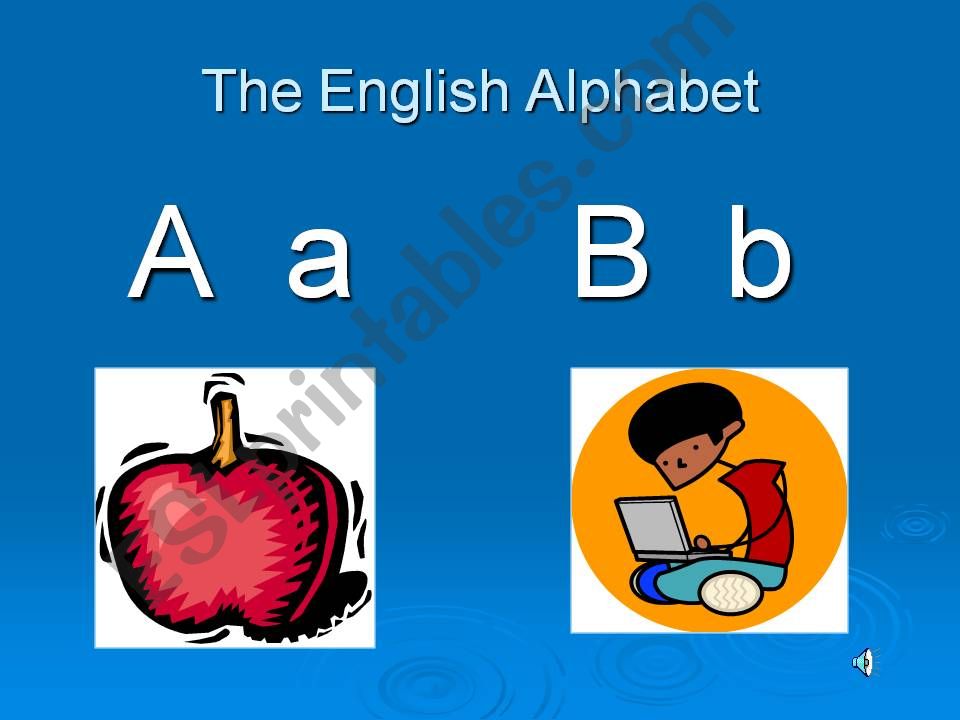 English Alphabets powerpoint