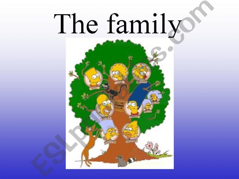 the family with the simpsons powerpoint