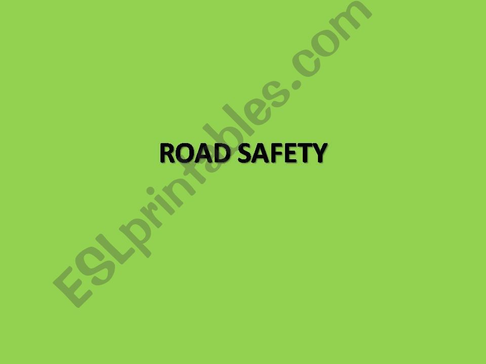 road safety powerpoint