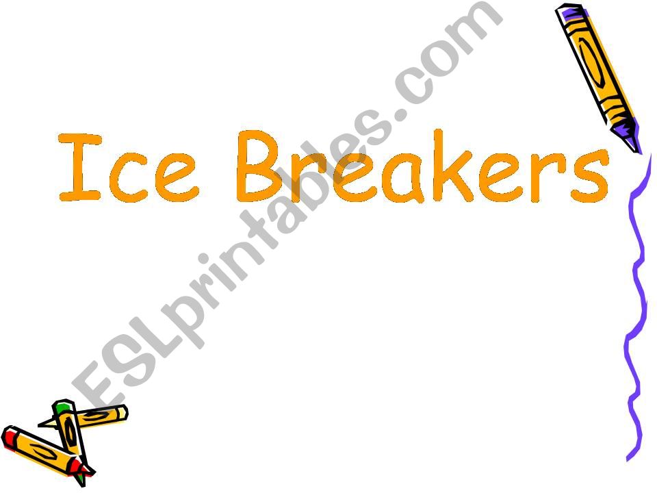ice breakers powerpoint