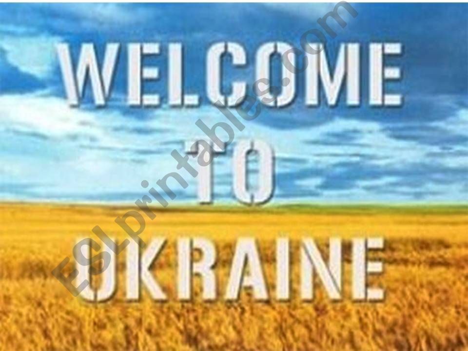 welcome to Ukraine powerpoint