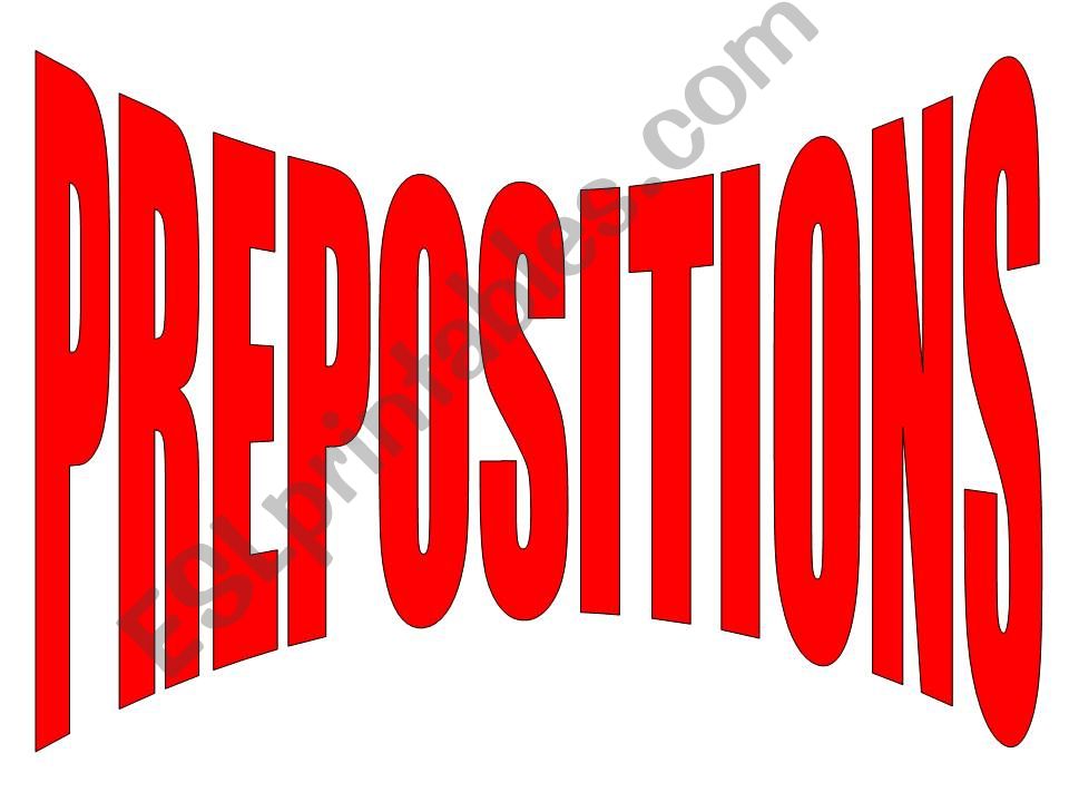 Prepositions powerpoint