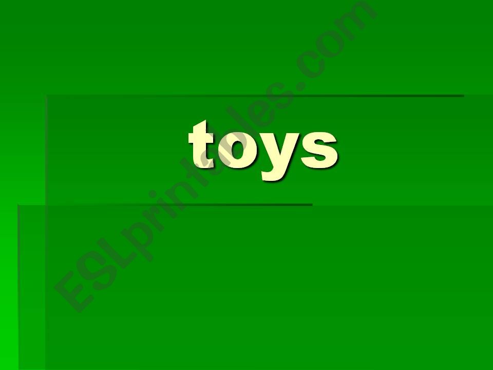 toys powerpoint