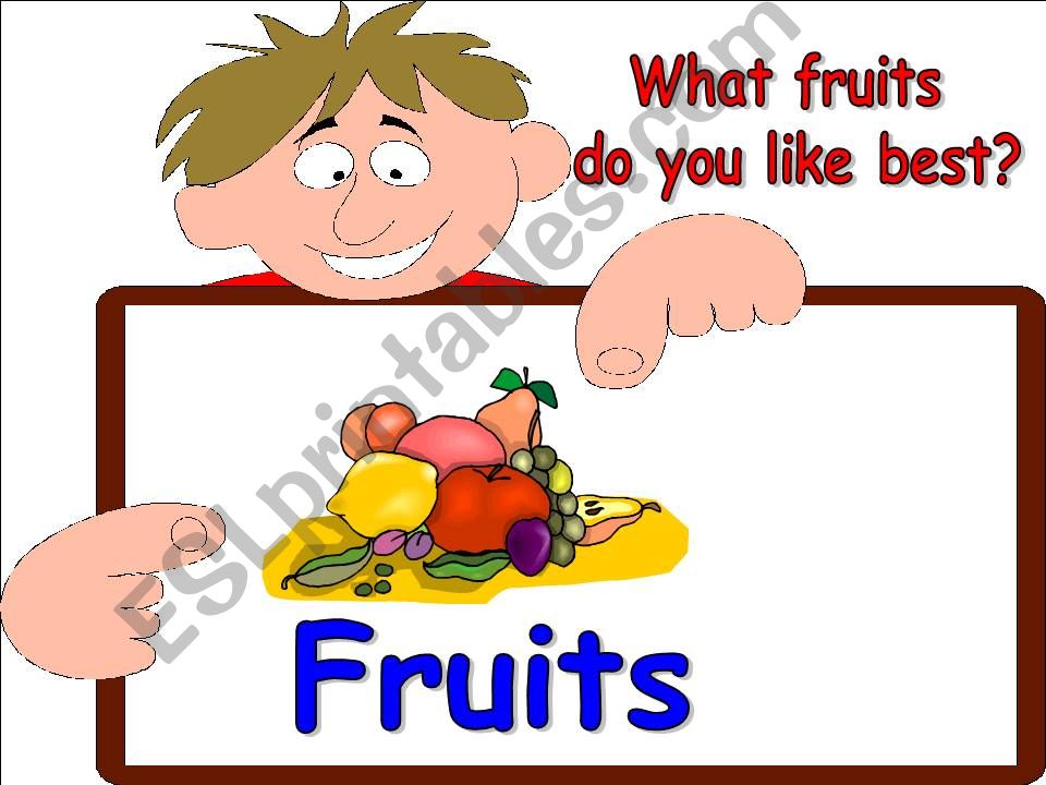 Fruits  powerpoint