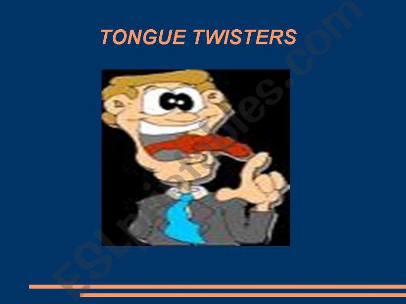 Tounge Twisters powerpoint