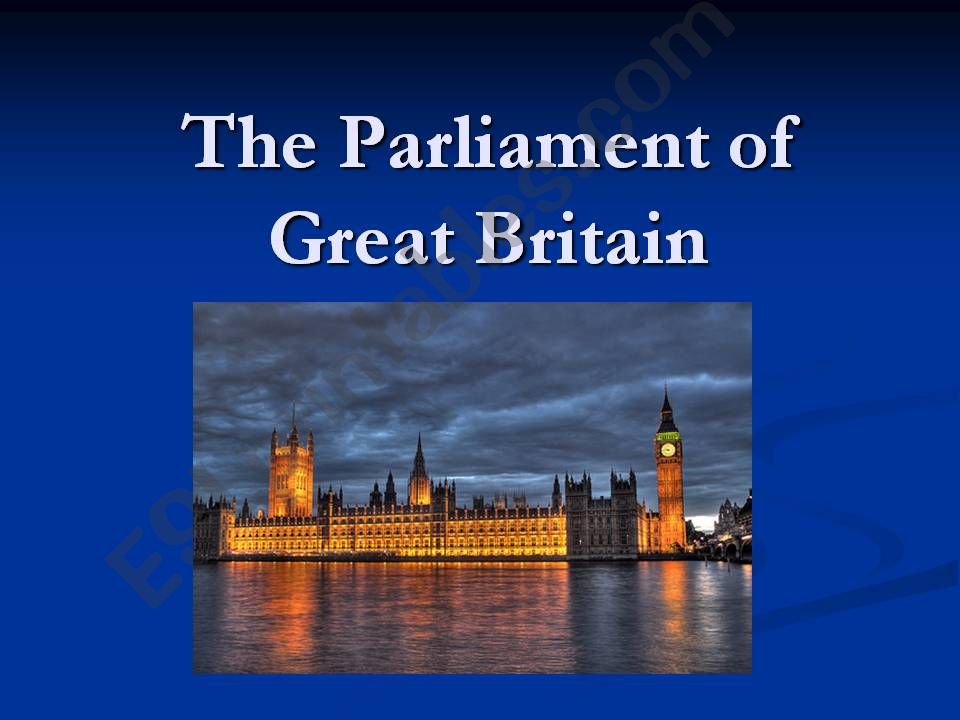 houses of parlament powerpoint