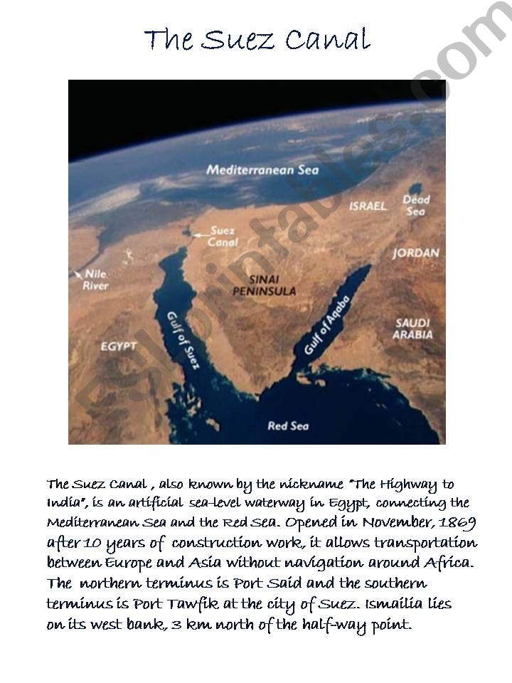 The Suez Canal powerpoint