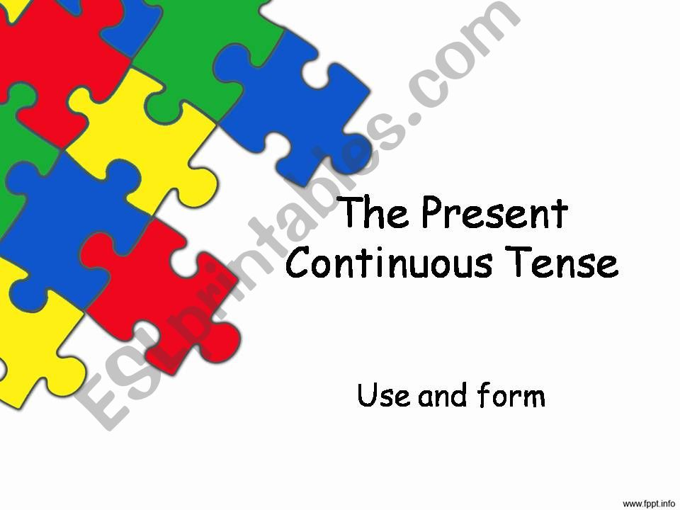 present continuous tense powerpoint