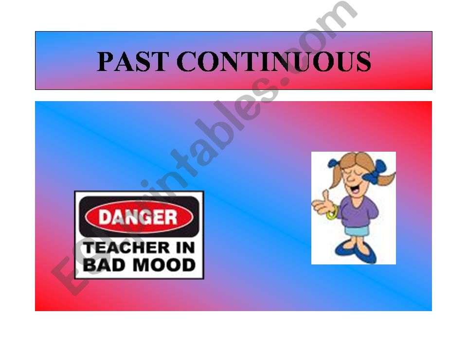 THE PAST CONTINUOUS powerpoint