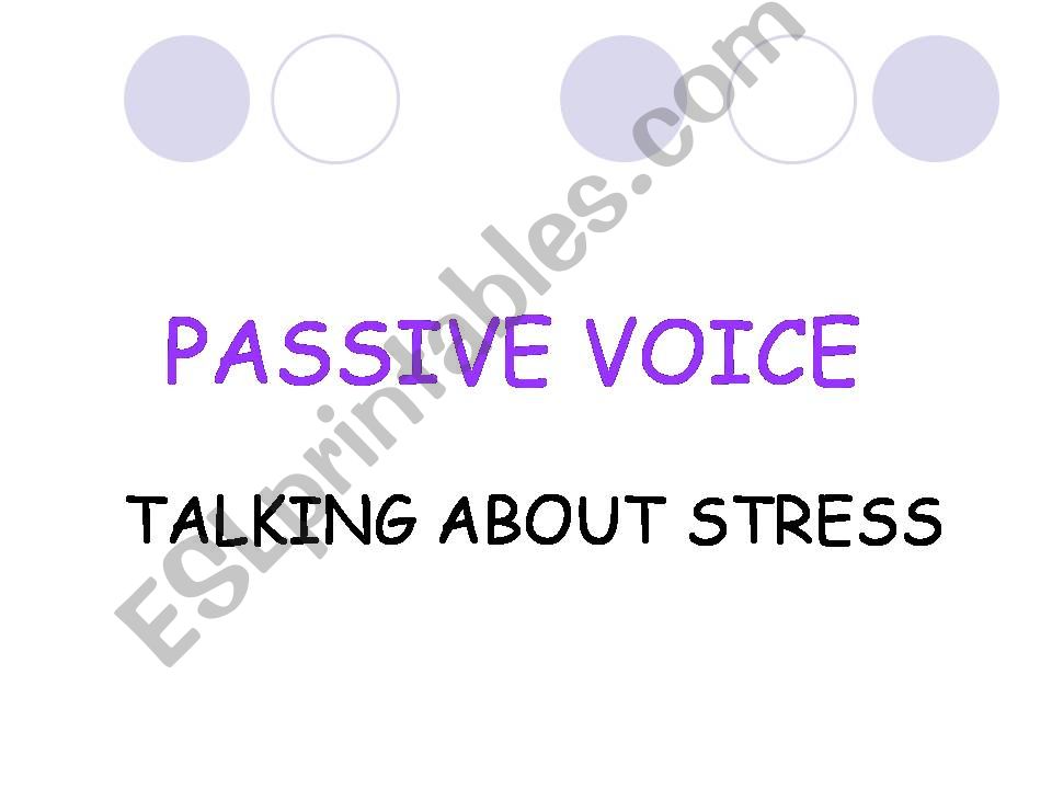 Passive Voice powerpoint