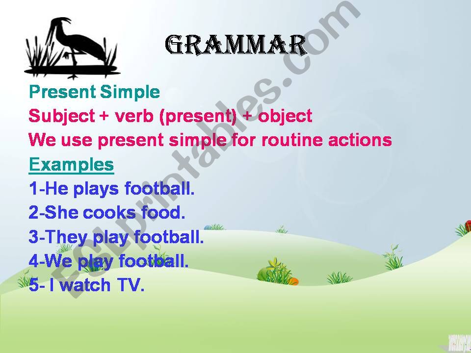 Tenses, Comparatives, Adverbs, Countable & Noncountable Nouns