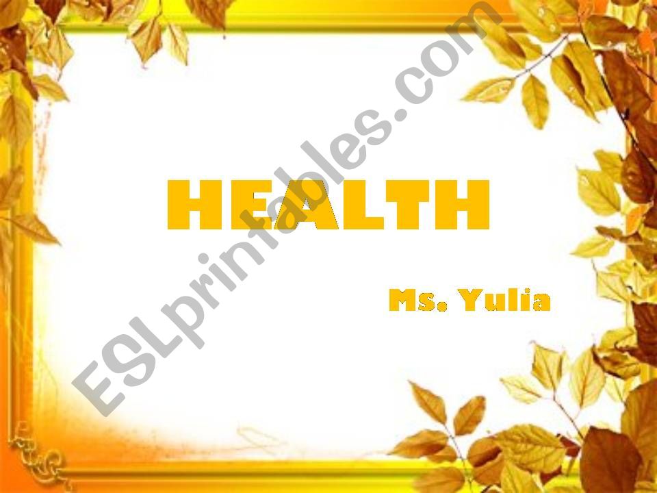 health part3 powerpoint