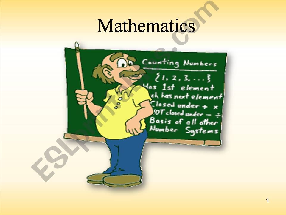 Mathematics powerpoint