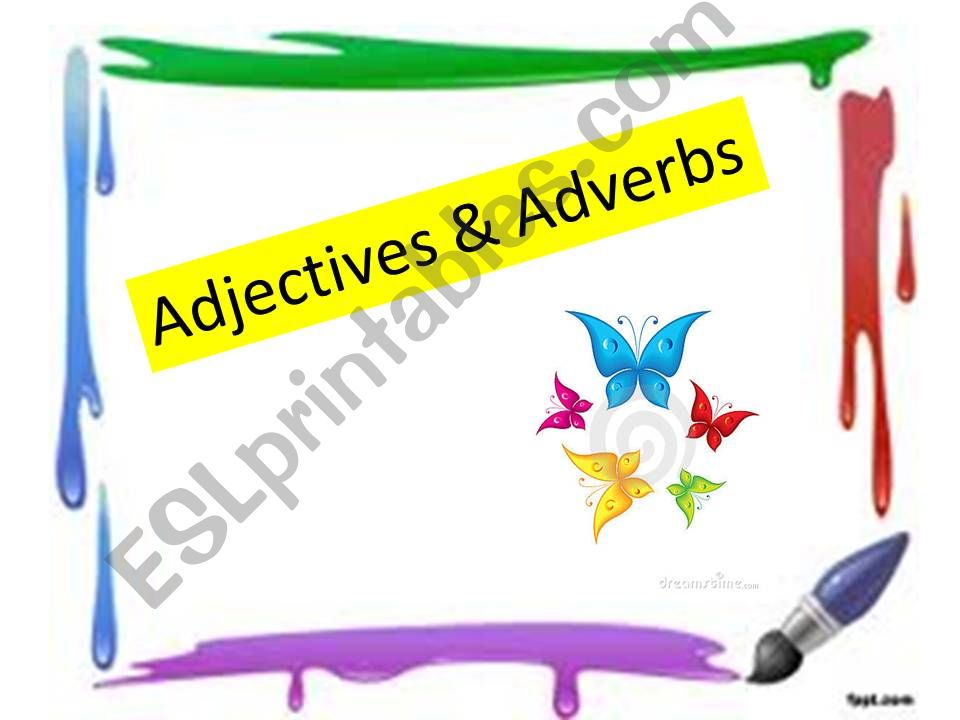 difference between adjectives and adverbs
