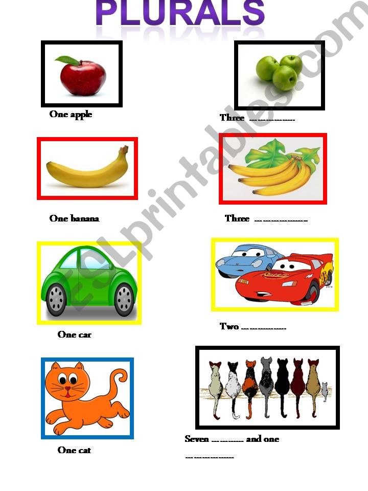 plurals handout powerpoint