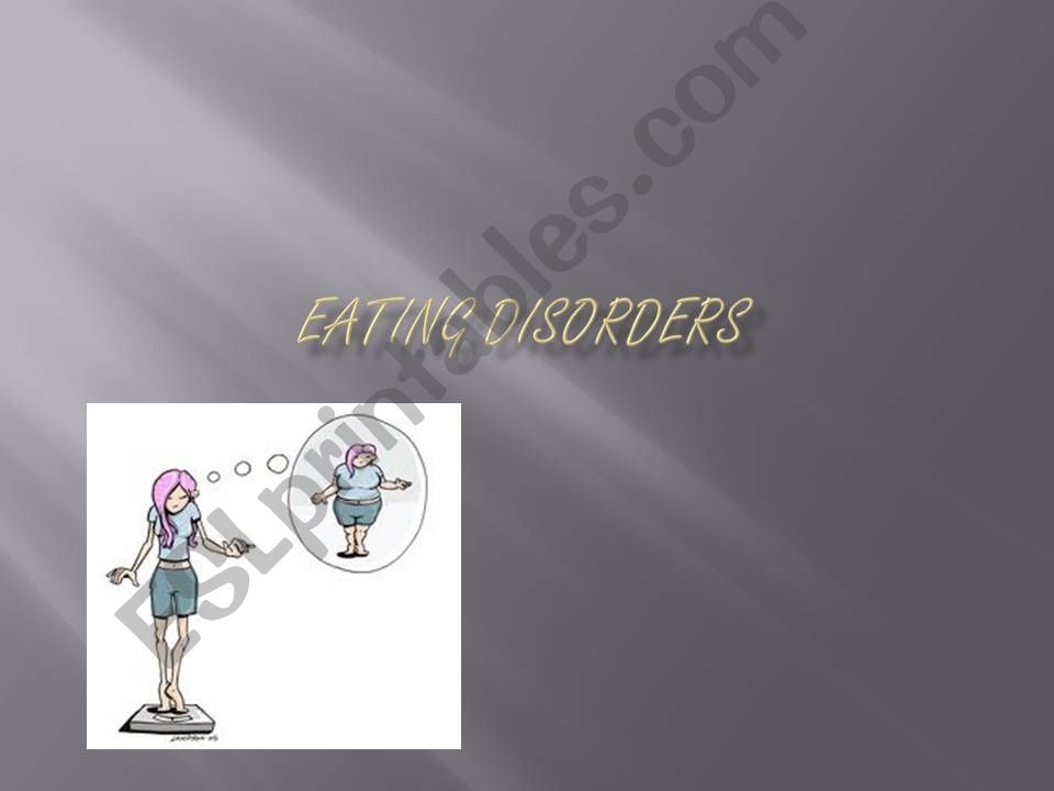 Eating Disorder powerpoint