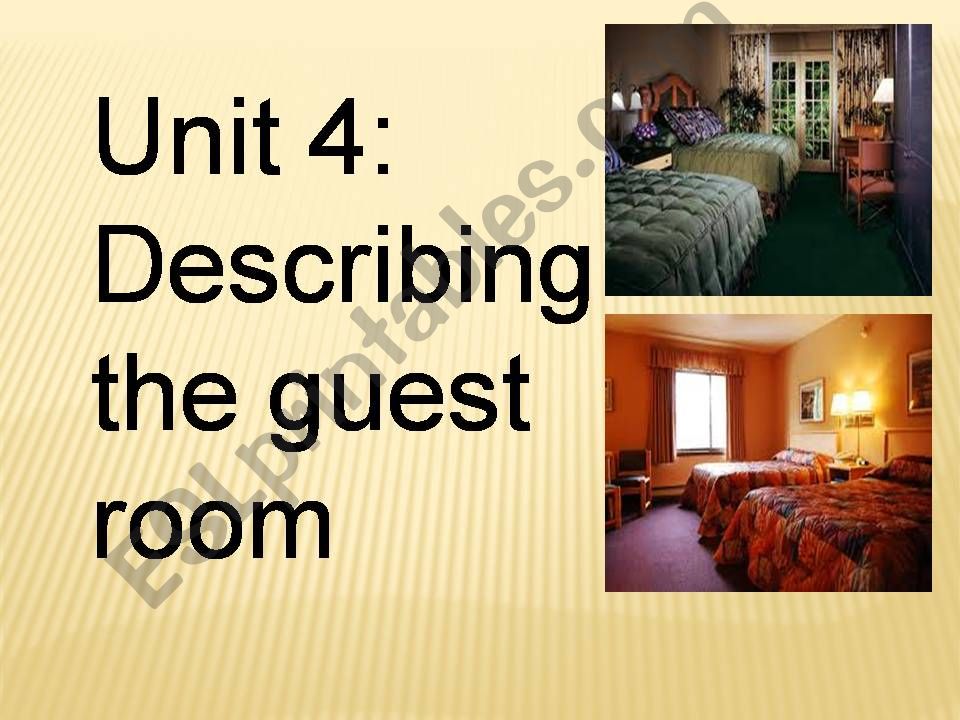 Describing the Guest Room powerpoint