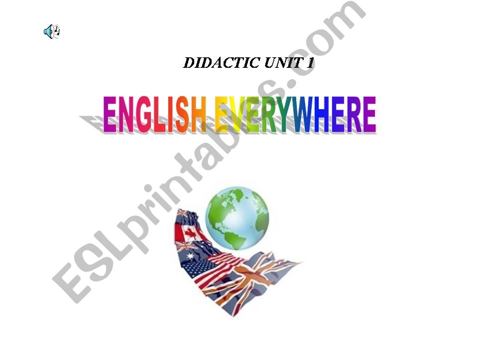 ENGLISH EVERYWHERE powerpoint