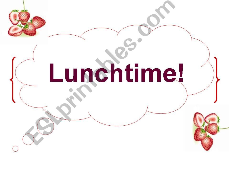 Lunchtime! powerpoint