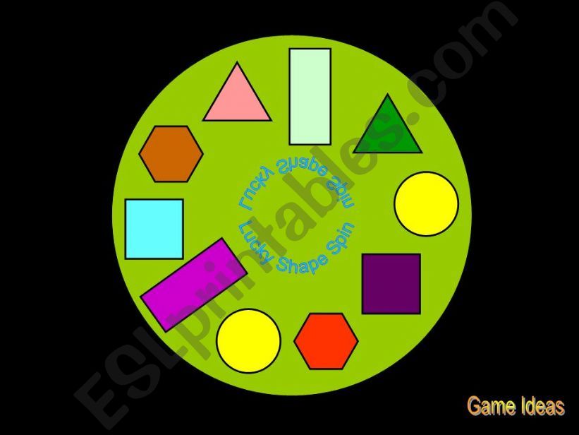 Shapes Spinning Wheel powerpoint