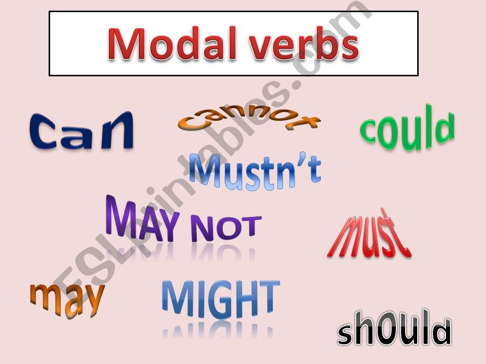 some modal verbs -rules and exercises