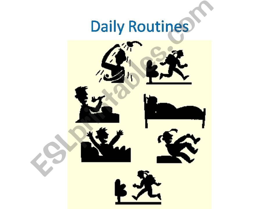 Daily Routines powerpoint