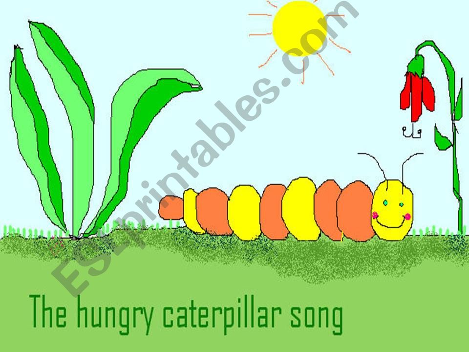 the hungry caterpillar song powerpoint