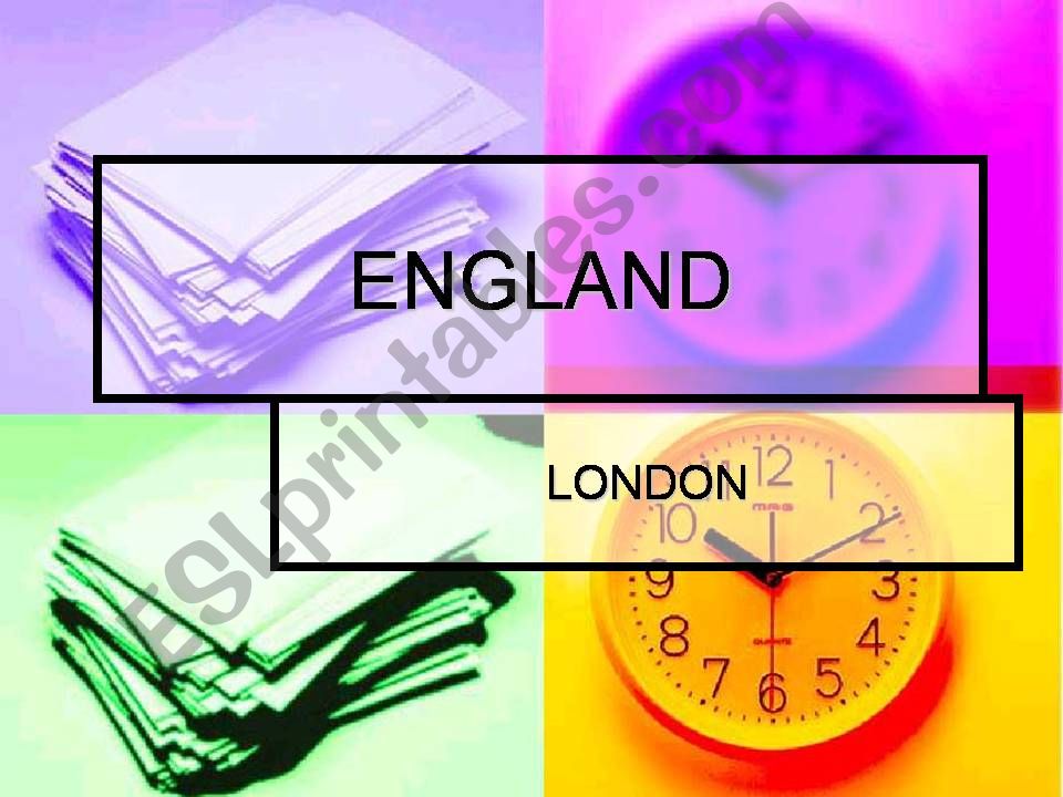 Lets go to England! powerpoint
