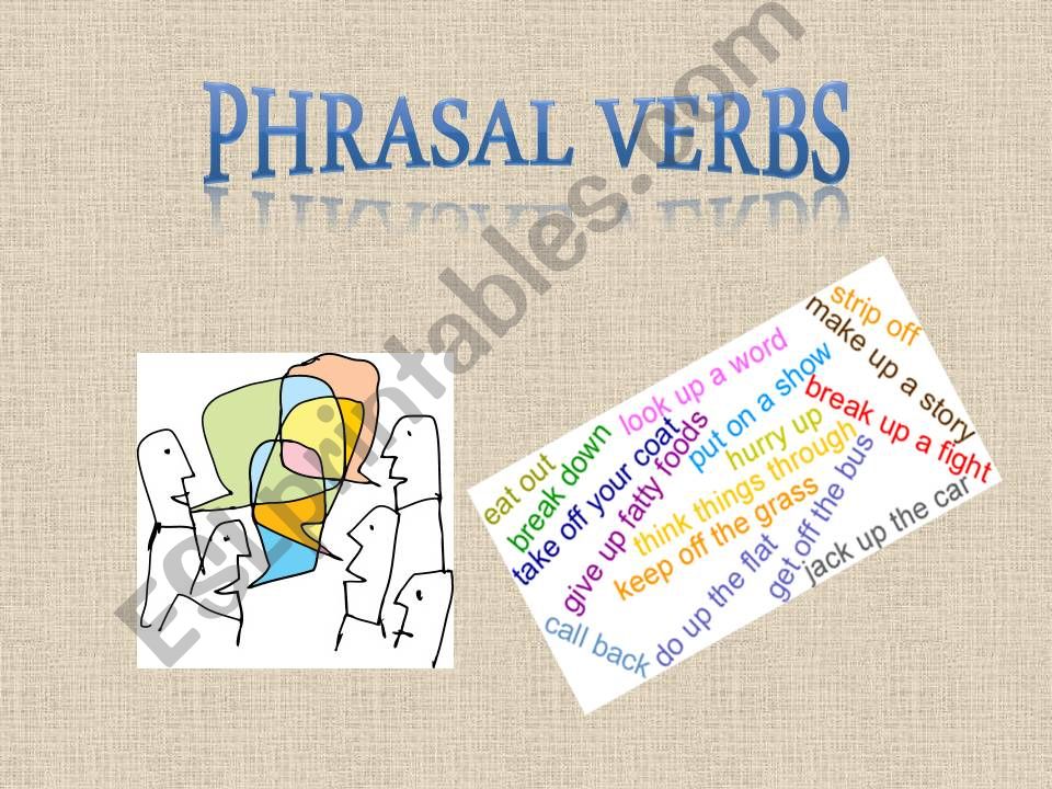 Phrasal Verbs (Speaking Lesson)
