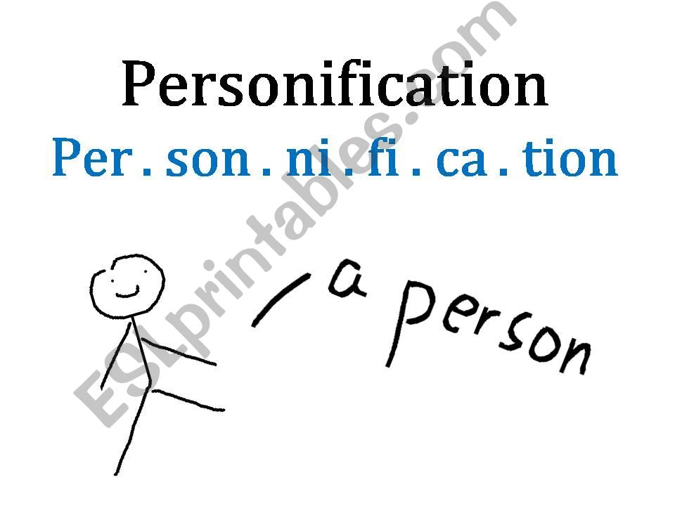 Personification powerpoint