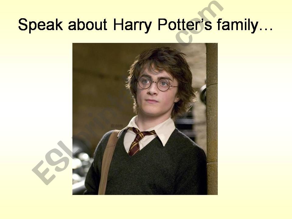 HAVE family harry potter PP powerpoint