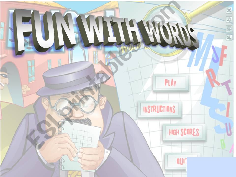 Fun with Words(Homophone) powerpoint