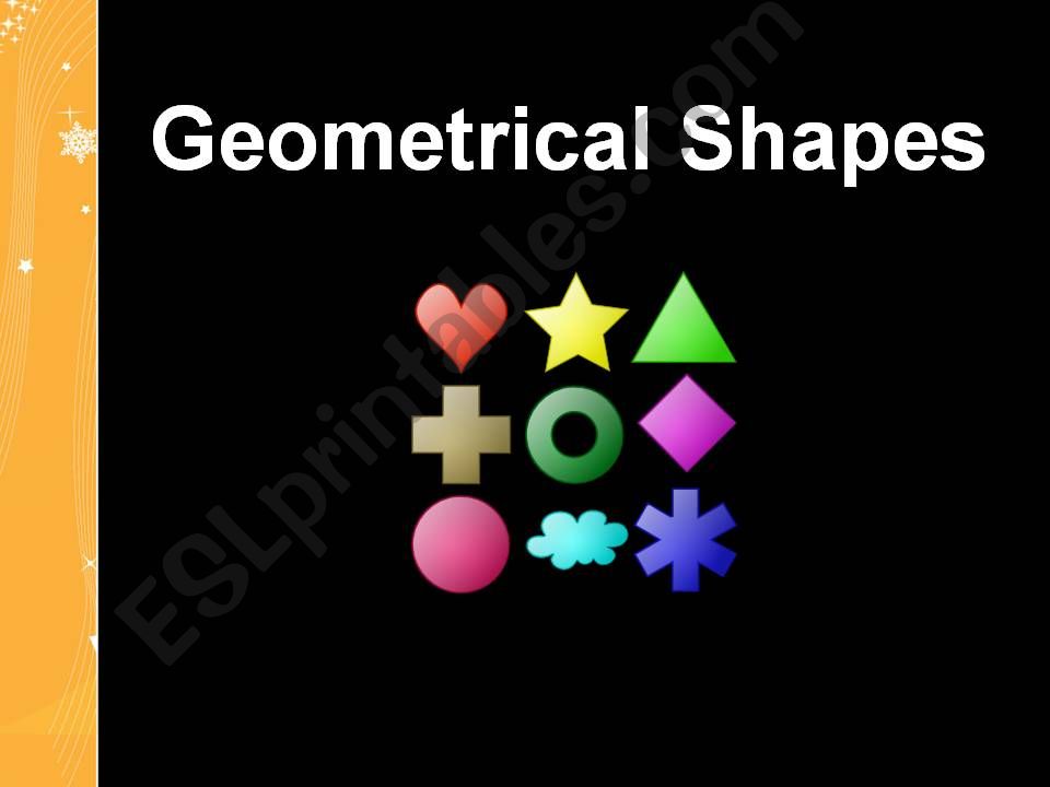 Geometrical Shapes powerpoint