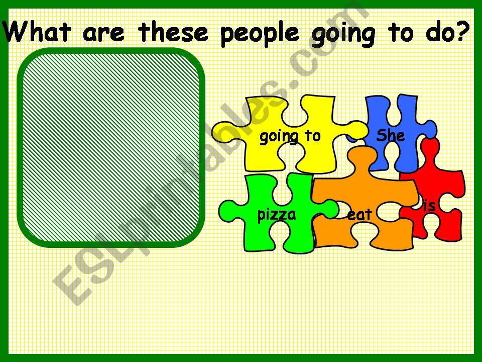 to be going to puzzle  powerpoint