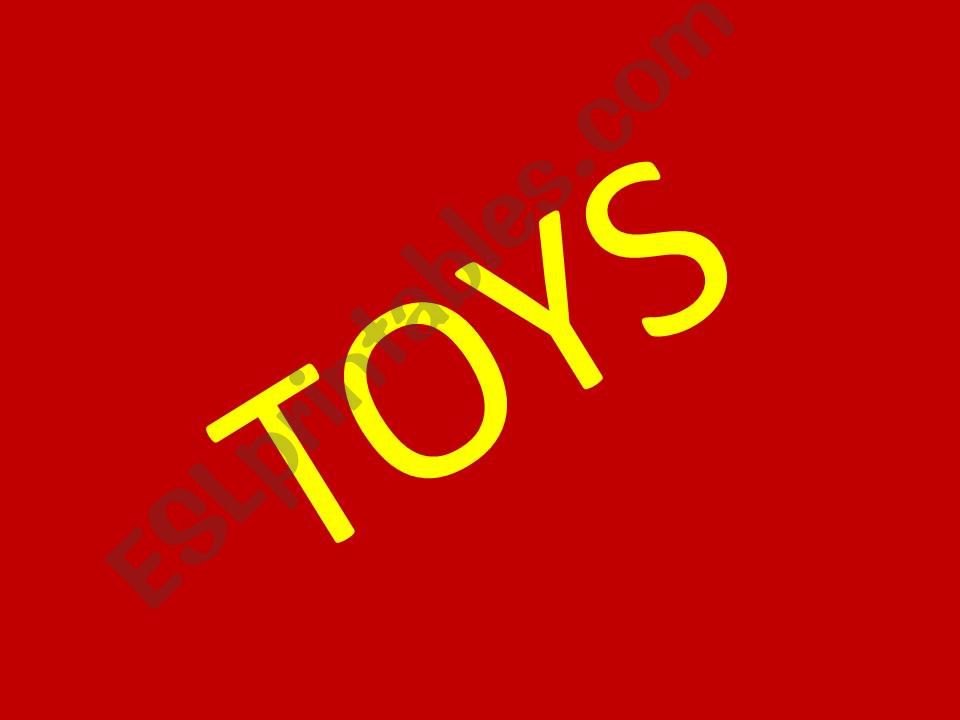 TOYS powerpoint