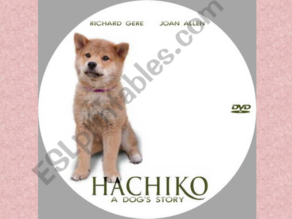 Hachiko Story in Pictures powerpoint