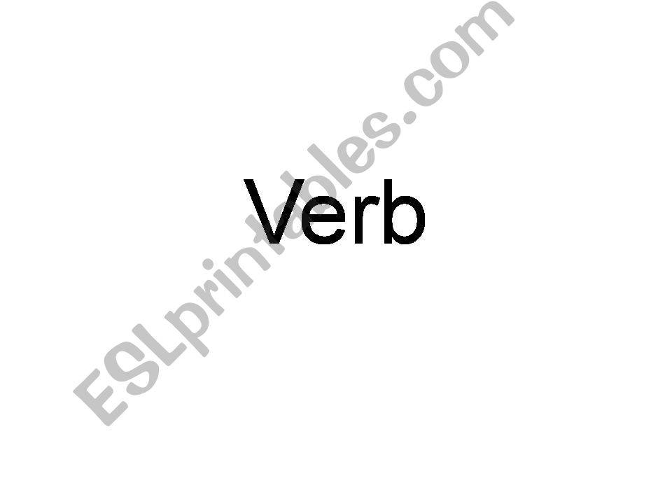 Verb powerpoint