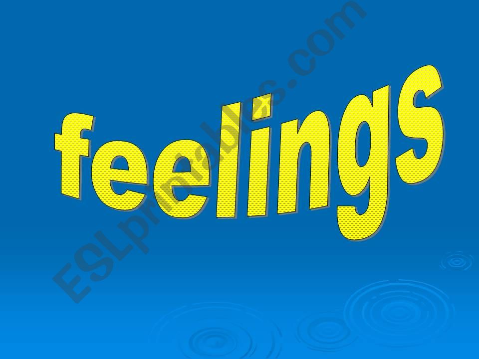 Feelings powerpoint