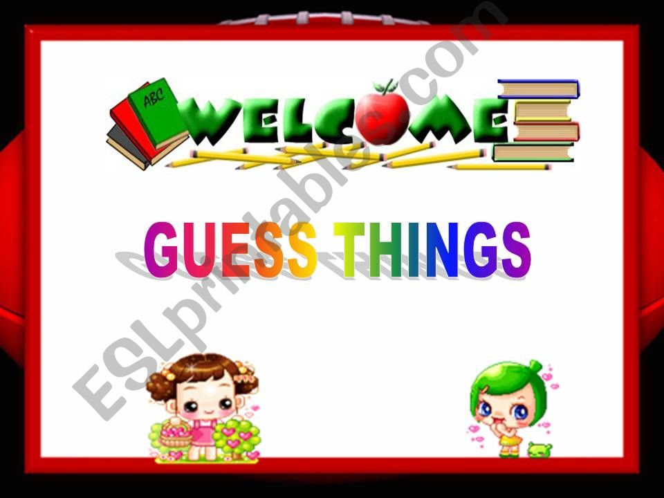 Guessing thing powerpoint