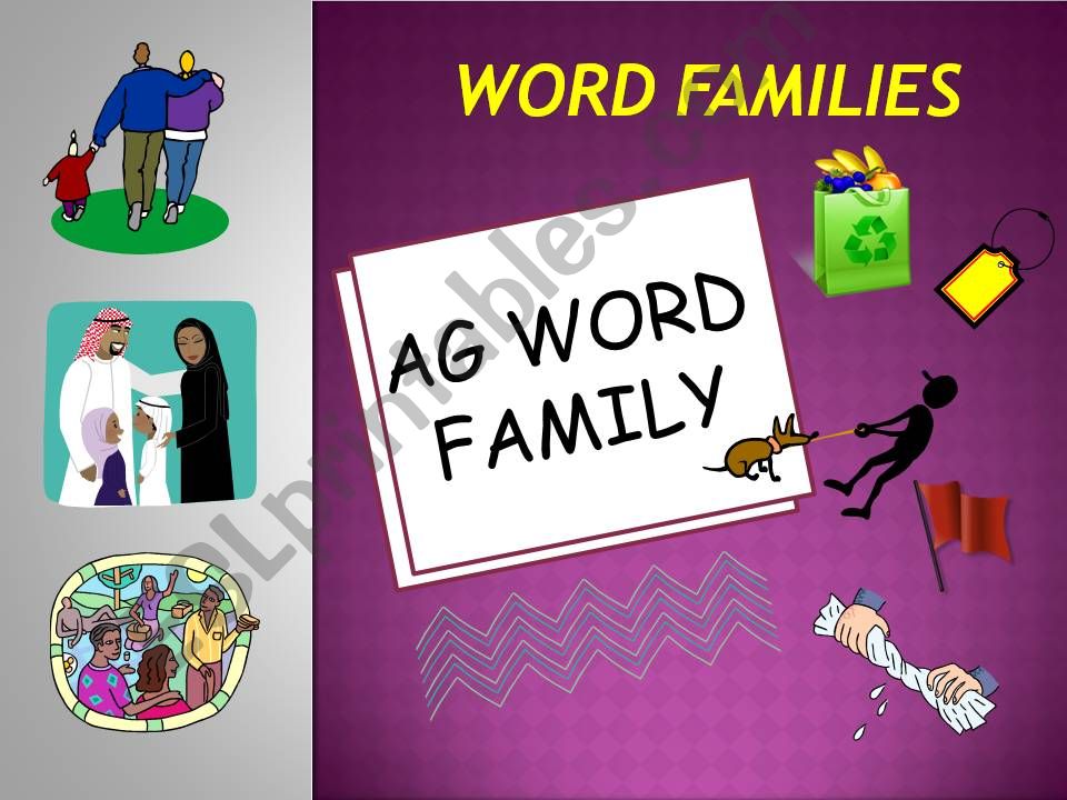 AG WORD FAMILY POWERPOINT powerpoint