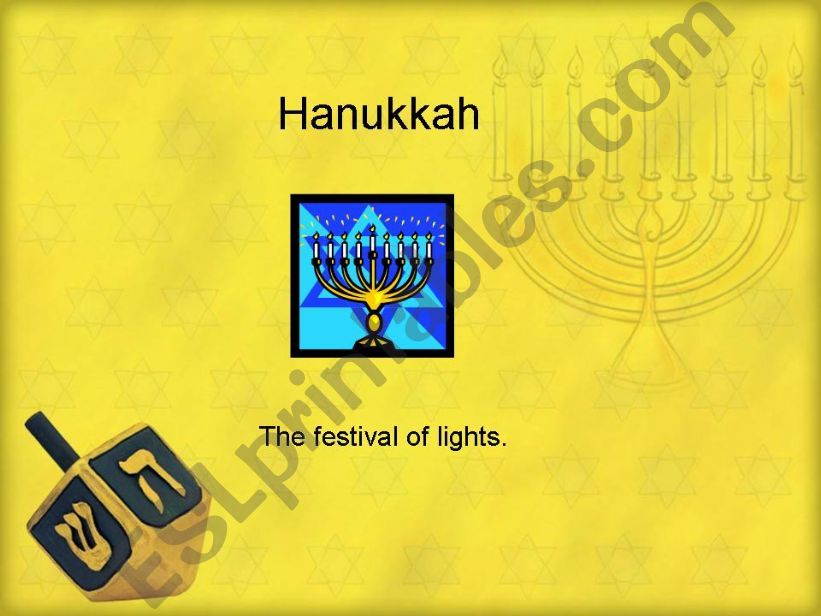 A Little Powerpoint on the History of Hanukkah